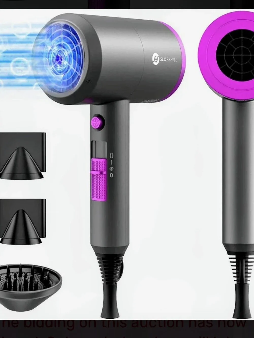 Compact IONIC Hair Dryer with Attachments